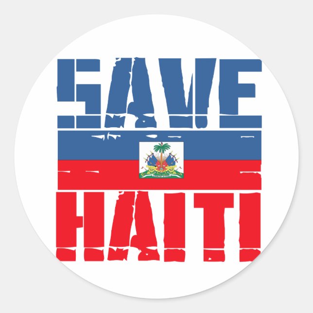 ADESIVO SALVE HAITI (Frente)