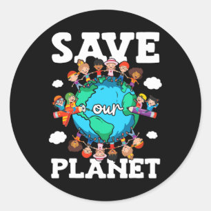 Adesivo Salve o nosso planeta em defesa da natureza Sensib
