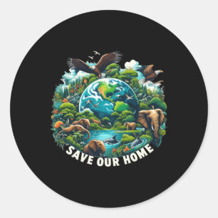 Adesivo Salve O Oceano Salve Nossa Terra, Dia Da Terra Amo