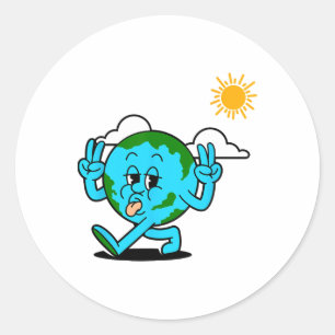 Adesivo Salve O Planeta Do Ambiente Do Dia Da Terra