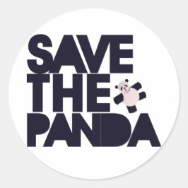 Adesivo Salve o Urso de Panda