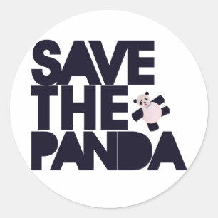 Adesivo Salve o Urso de Panda