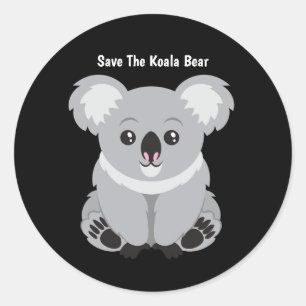 Adesivo Salve o Urso Koala