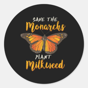 Adesivo Salve Os Monarcas Plantam Mais Borboleta Milkweed