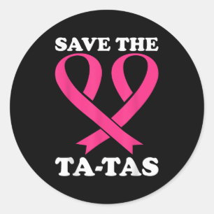 Adesivo Salve Os Ta-tas! Sensibilização do Cancer da Mama