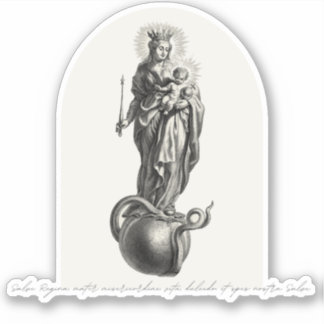 Adesivo Salve Regina - Vinyl Sticker