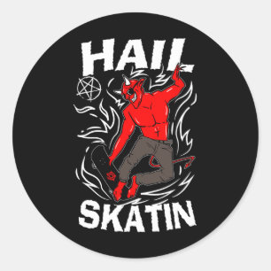 Adesivo Salve Skatin Oculto Satanico Pentagrama 666 Satan
