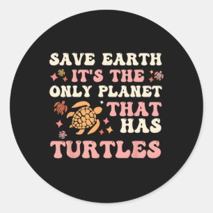 Adesivo Salve Tartarugas Dia da Terra 2025 Tartarugas