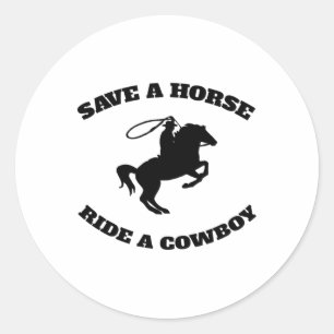 Adesivo Salve Um Cavalo & Cavalgar Um Cowboy É Meu Cav