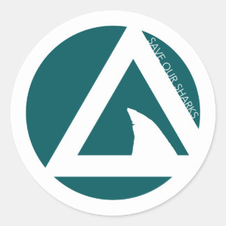 Adesivo salvem nossos truques de tubarões