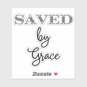 Adesivo Salvo por Grace Christian Sticker