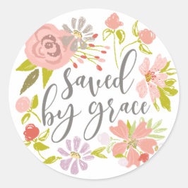 Adesivo Salvo por Grace - Efesianos 2:8