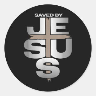 Adesivo Salvo por Jesus