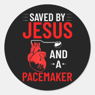 Adesivo Salvo por Jesus E Uma Doença Cardíaca Pacemaker