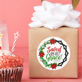 Adesivo Salvo por Sua Graça Terra de Natal