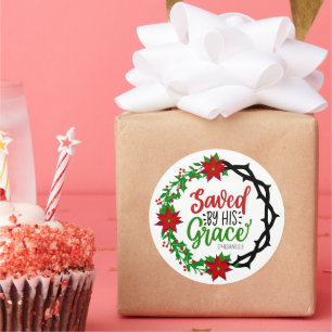 Adesivo Salvo por Sua Graça Terra de Natal