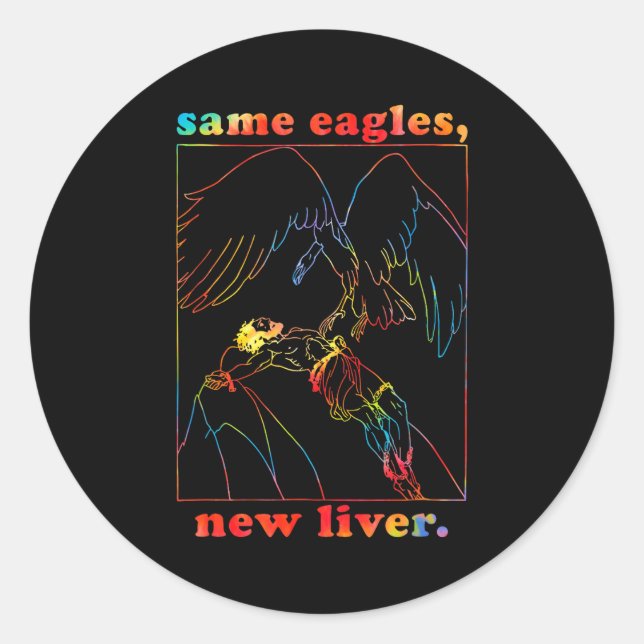 Adesivo Same Eagles New Liver Funny Apparel  (Frente)