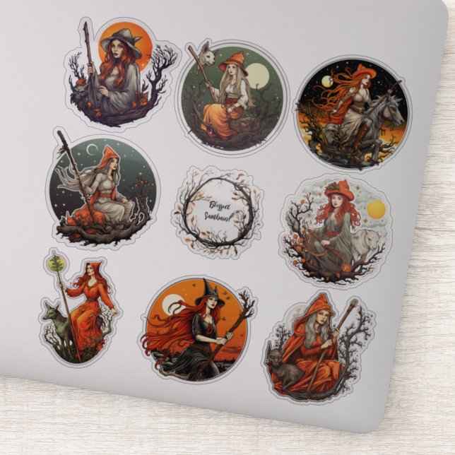 Adesivo Samhain Pagan Vinyl Sticker Set (Detalhe)