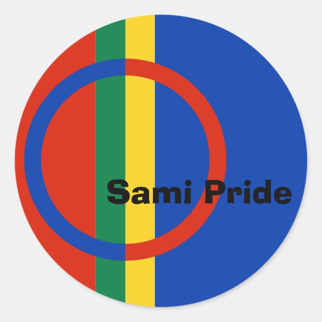 Adesivo Sami Pride Sticker (Frente)