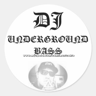 Adesivo SamixMusic, DJ, SUBGROUND BASS, www.myspace...
