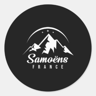 Adesivo Samoëns França Ski Resort Skiing Snowboard Souv