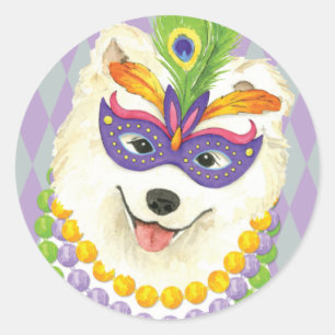Adesivo Samoyed do carnaval