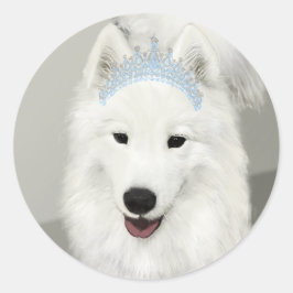 Adesivo Samoyed Princess Sticker