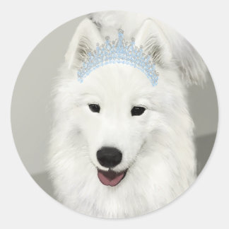 Adesivo Samoyed Princess Sticker