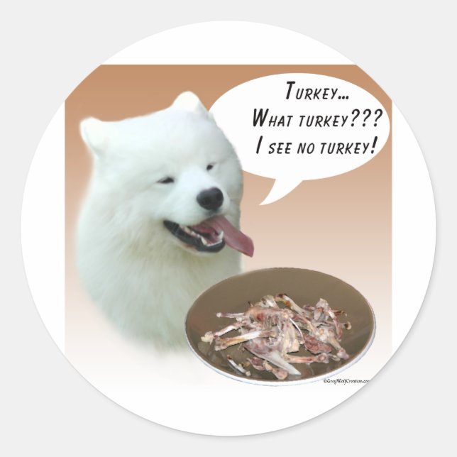 Adesivo Samoyed Turquia (Frente)