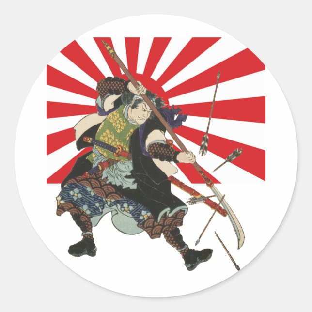 Adesivo Samurai Flag Sticker (Frente)