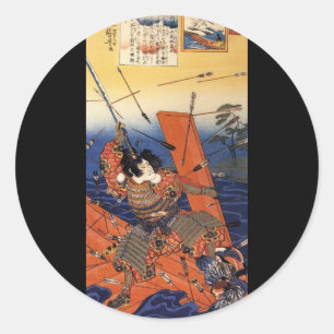 Adesivo Samurai na Guerra, por volta de 1800