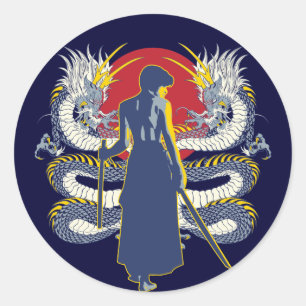 Adesivo Samurai sete