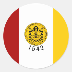 Adesivo San Diego Flag