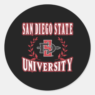 Adesivo San Diego State Aztecs Laurels Black