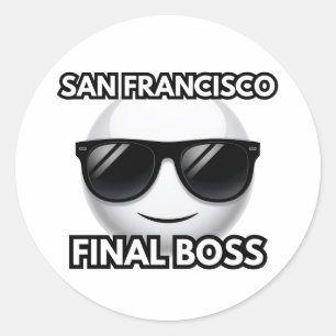 Adesivo San Francisco Chefe Final Emoji Legal Sticker