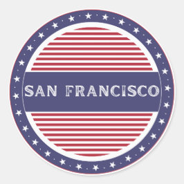 Adesivo San Francisco City Pride Emblem American Identity