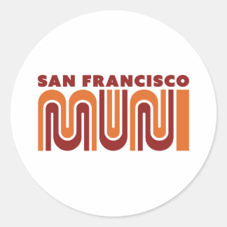 Adesivo San Francisco Muni round sticker
