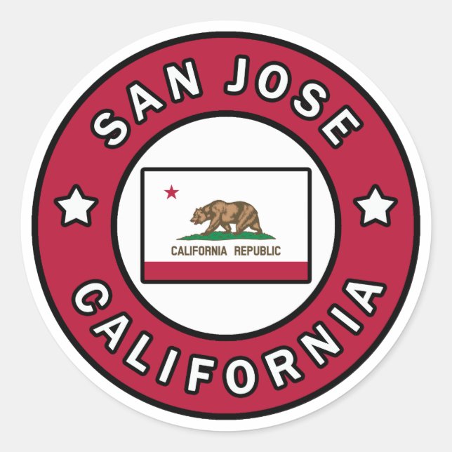 Adesivo San Jose California (Frente)