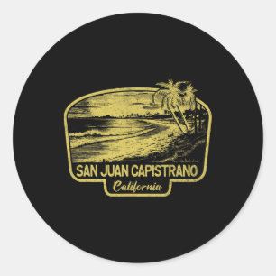 Adesivo San Juan Capistrano Califórnia Praia Surf Vintage