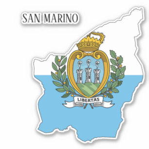 Adesivo San Marino Flag