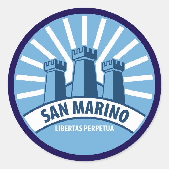 Adesivo San Marino Libertas Perpetua (Frente)