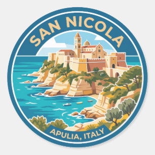 Adesivo San Nicola, Tremiti Itália