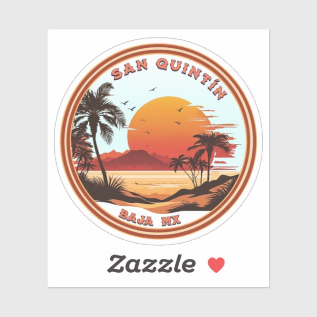 Adesivo San Quintín Baja California México (Folha)
