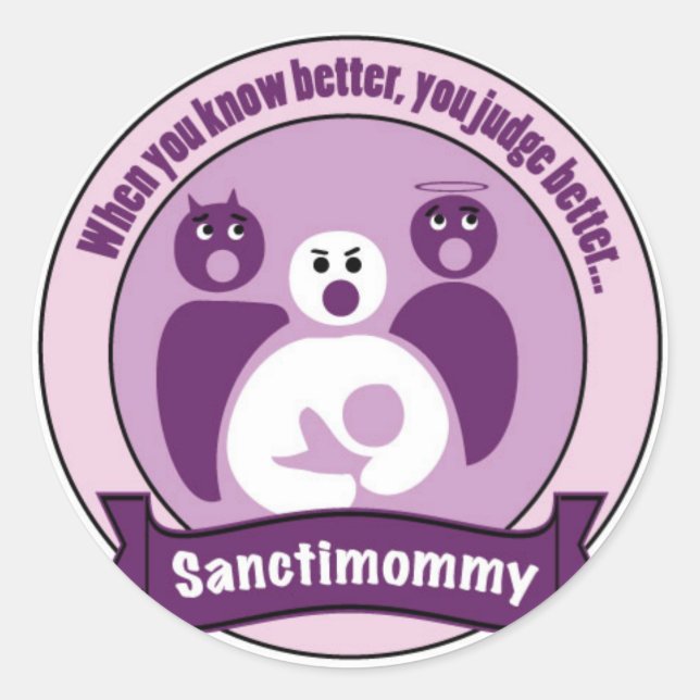 Adesivo Sanctimommy Sticker (Frente)