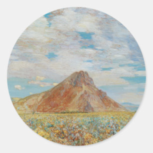Adesivo Sand Springs Butte por Childe Hassam, Arte Antigo