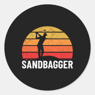 Adesivo Sandbagger Golf Design - Sandbagger