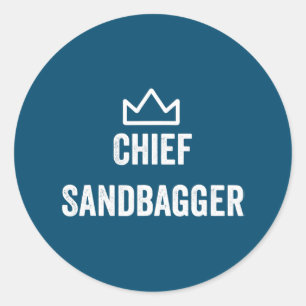 Adesivo Sandbagger Golf Meme Bjj Chess Sandbag