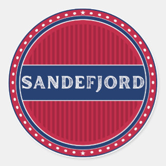 Adesivo Sandefjord City Pride Emblem – Norwegian Identity