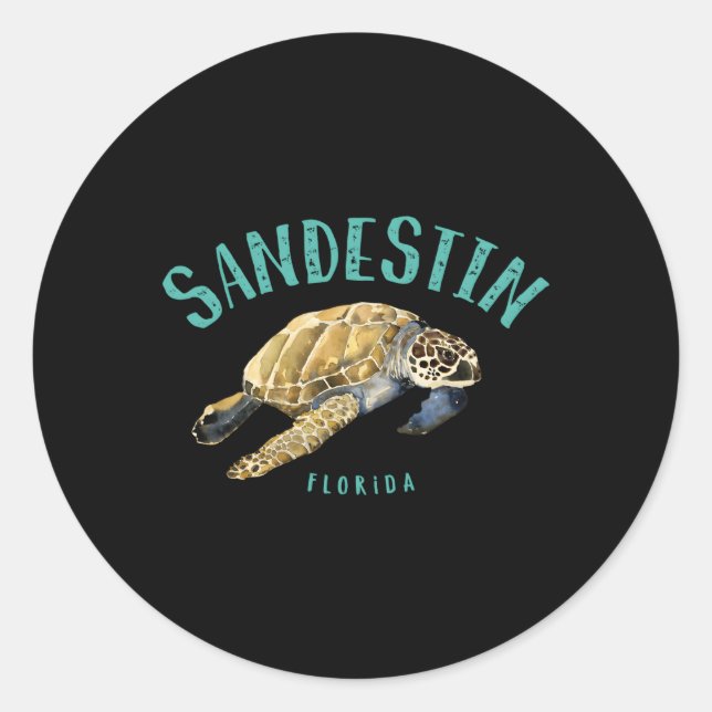 Adesivo Sandestin Florida Sea Turtle (Frente)