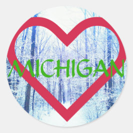 Adesivo sanduíche do Michigan
